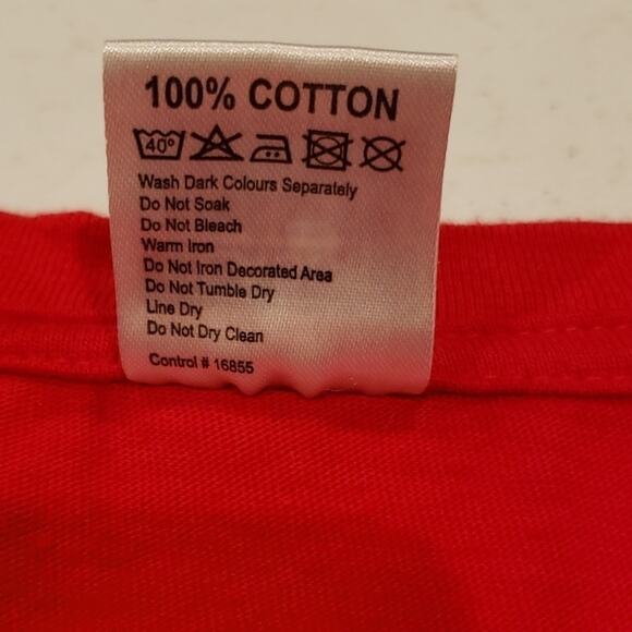 London England Graphic Short Sleeve Cotton Red Tee Shirt XL - Picture 7 of 7